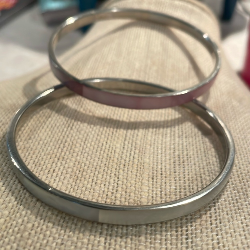 Vintage Shell Bangles - image 1